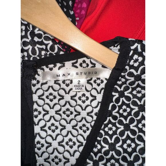 Preppy Blair Waldorf Mini Pencil Dress 2 Shogun Date Night Black White Cinched - Picture 3 of 4